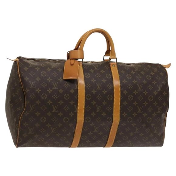 LOUIS VUITTON Monogram Keepall 55 Boston Bag - Picture 1 of 16